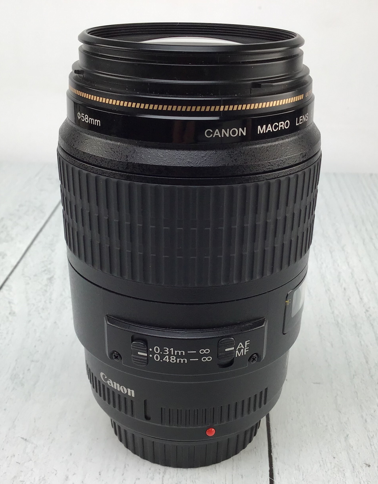 CANON Canon EF 100mm f2.8 USM Macro Lens Used Good