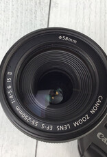CANON Canon EFS 55-250mm f4-5.6 IS II Lens in Box Used Good