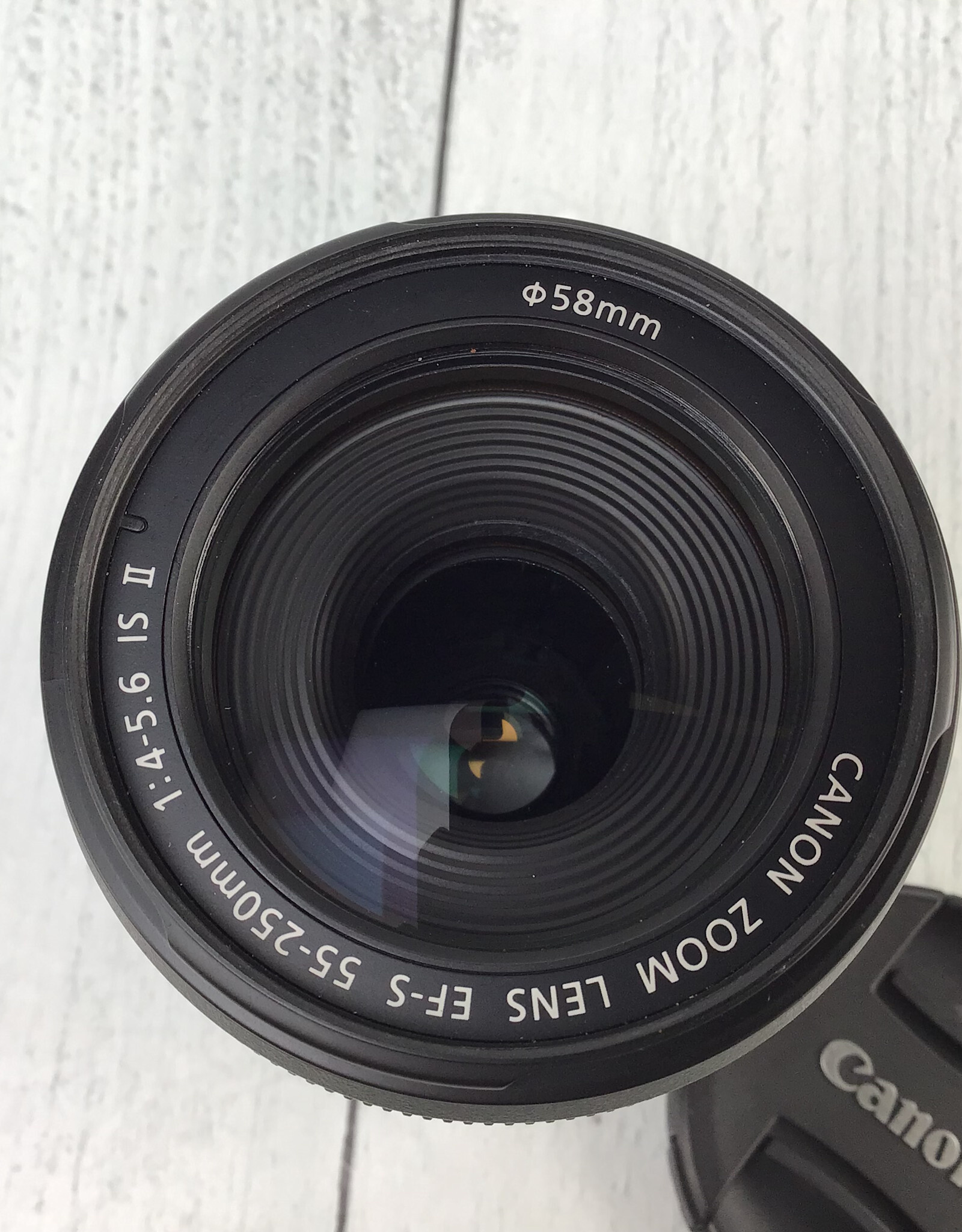 CANON Canon EFS 55-250mm f4-5.6 IS II Lens in Box Used Good
