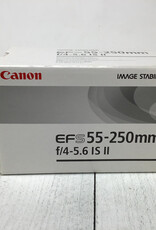 CANON Canon EFS 55-250mm f4-5.6 IS II Lens in Box Used Good