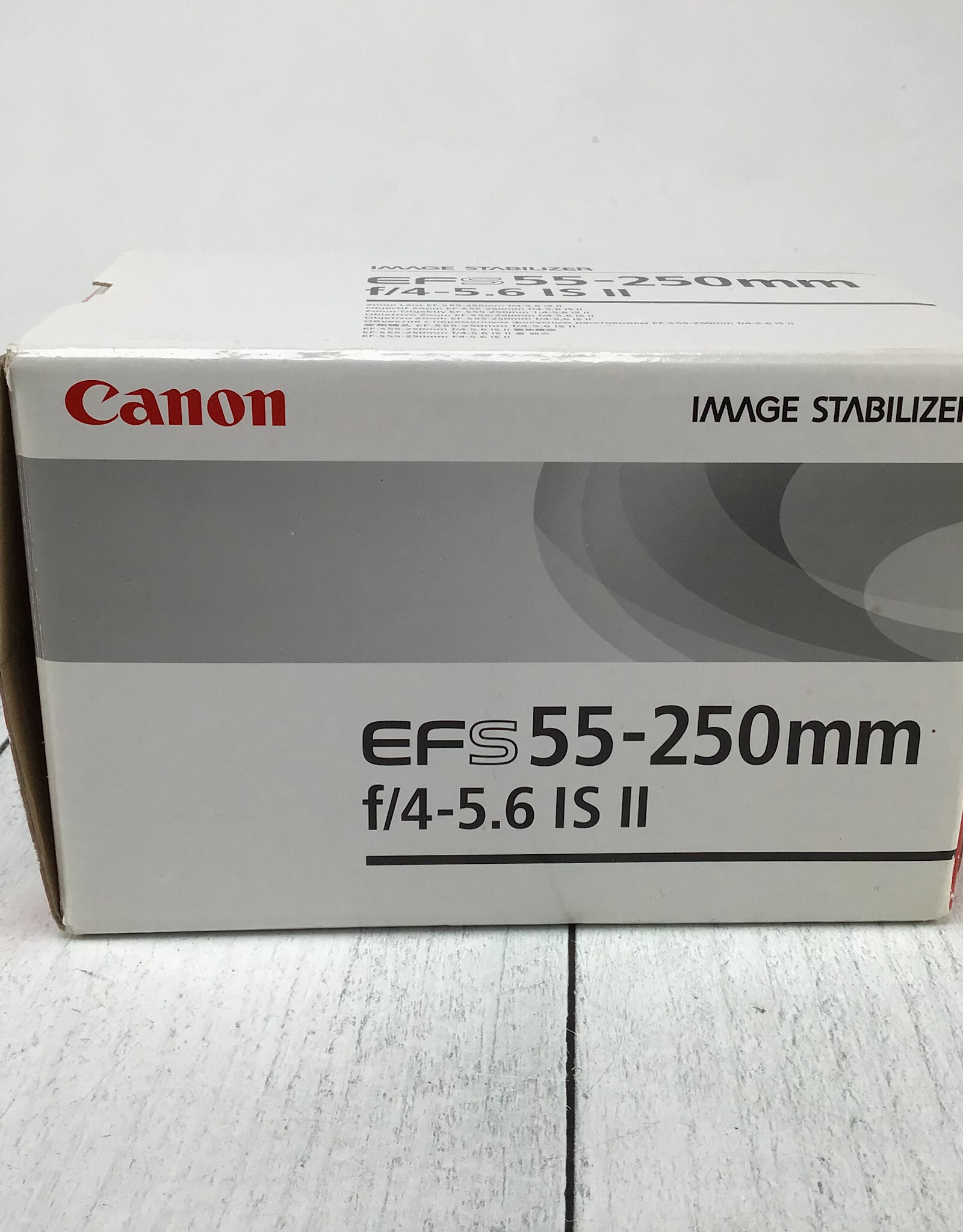 CANON Canon EFS 55-250mm f4-5.6 IS II Lens in Box Used Good