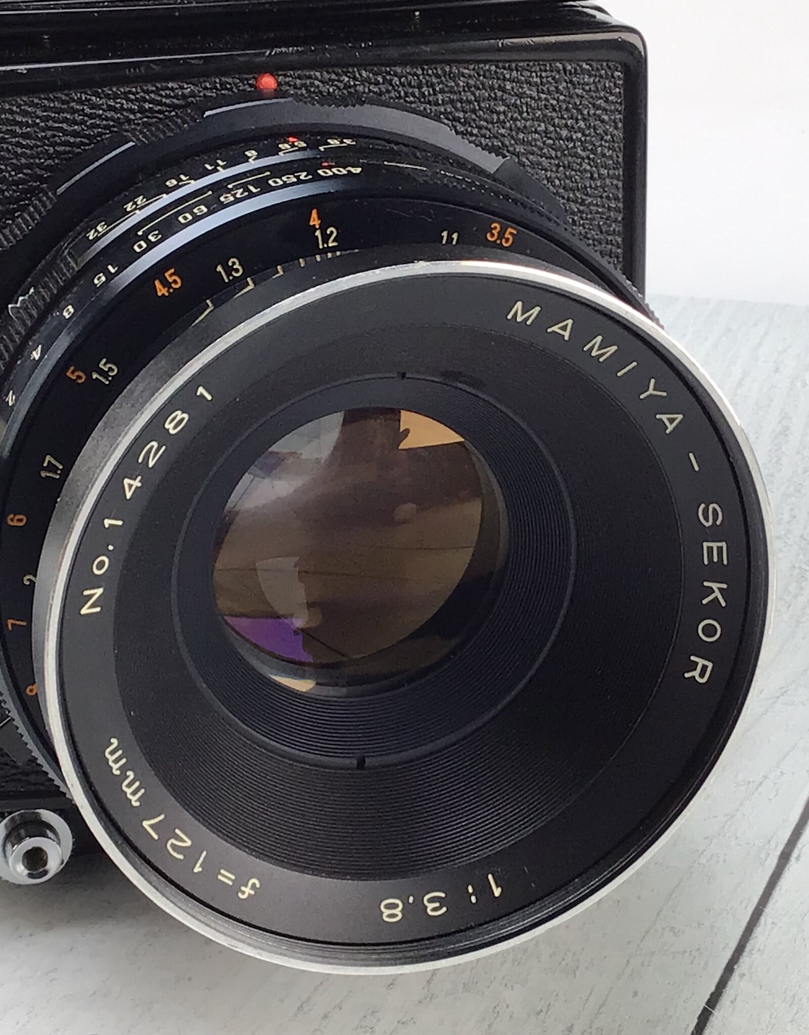 MAMIYA Mamiya RB67 Camera w/ 127mm, 120 Back, Waist Level Finder Used Good
