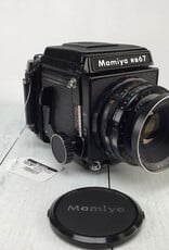 MAMIYA Mamiya RB67 Camera w/ 127mm, 120 Back, Waist Level Finder Used Good