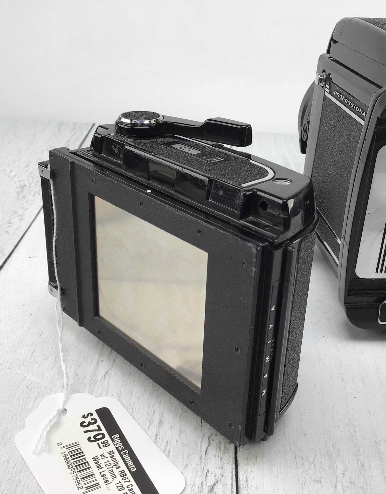 MAMIYA Mamiya RB67 Camera w/ 127mm, 120 Back, Waist Level Finder Used Good