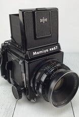 MAMIYA Mamiya RB67 Camera w/ 127mm, 120 Back, Waist Level Finder Used Good