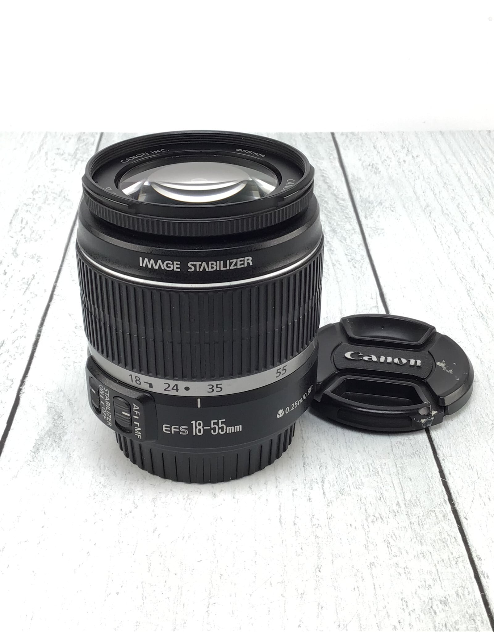 CANON Canon EF-S 18-55mm f3.5-5.6 IS Lens Used Good