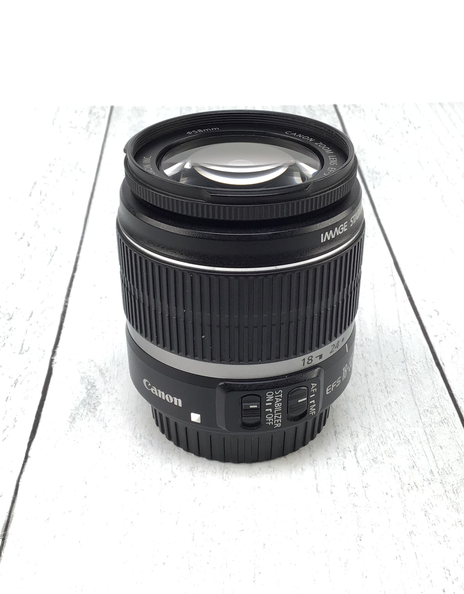 CANON Canon EF-S 18-55mm f3.5-5.6 IS Lens Used Good