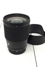 FUJI Sigma 16mm f1.4 DC DN Lens for Fuji X Used Fair