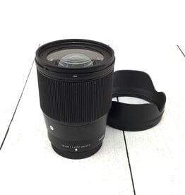 FUJI Sigma 16mm f1.4 DC DN Lens for Fuji X Used Fair