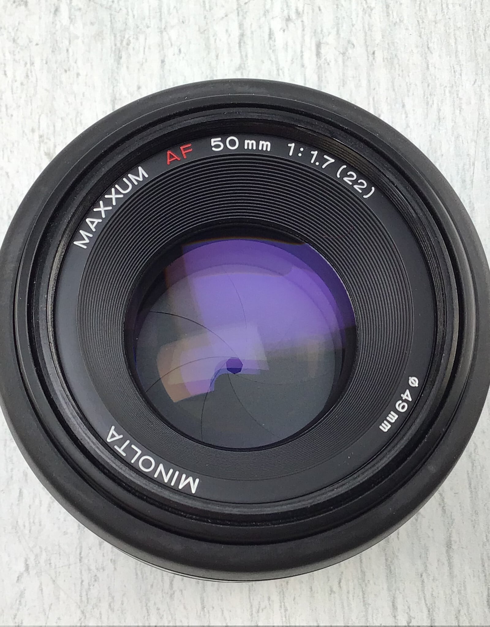 Minolta Minolta Maxum AF 50mm f1.7 Lens Used Fair