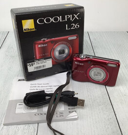 NIKON Nikon Coolpix L26 Camera in Box Used Good