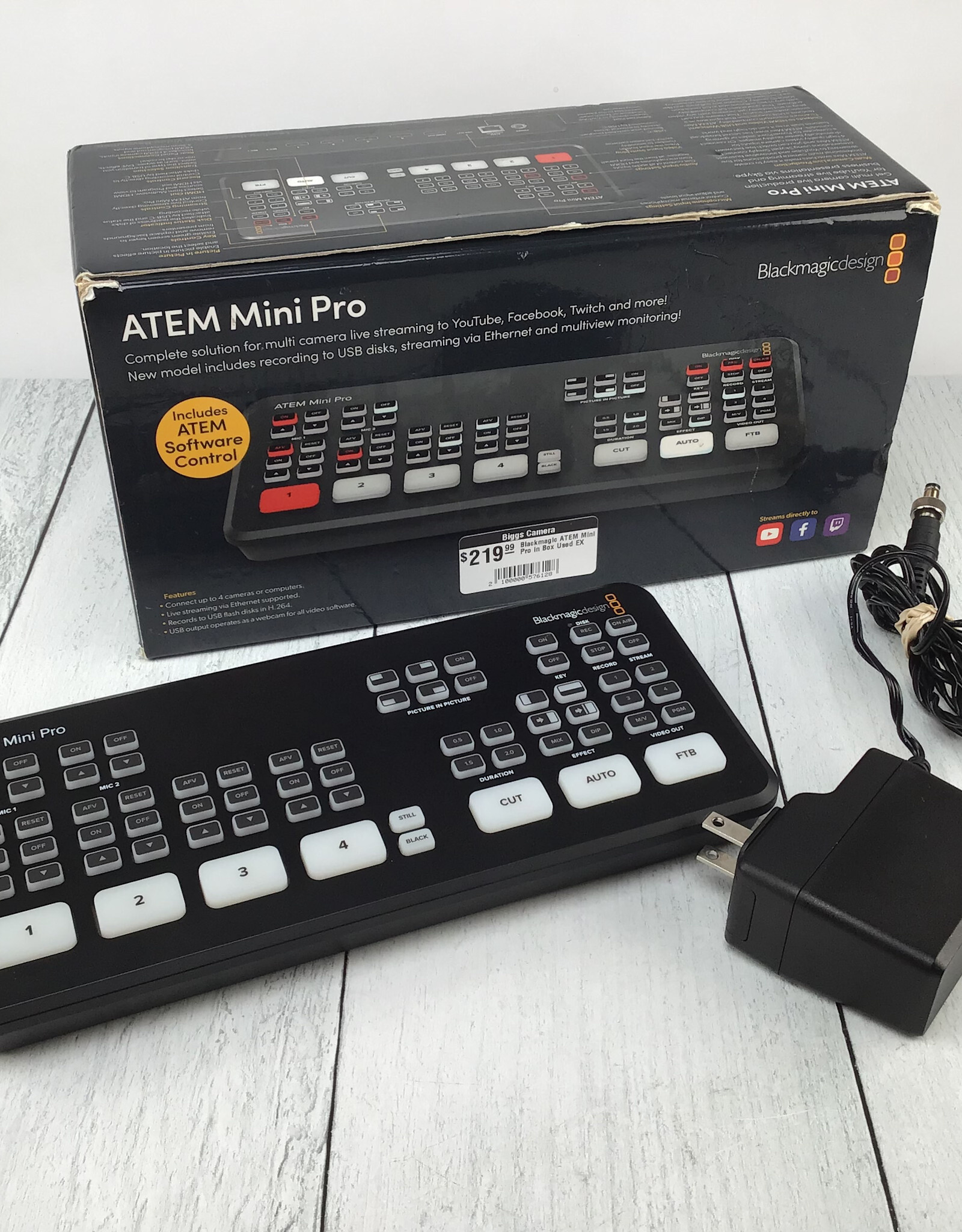 Blackmagic Design Blackmagic ATEM Mini Pro in Box Used EX