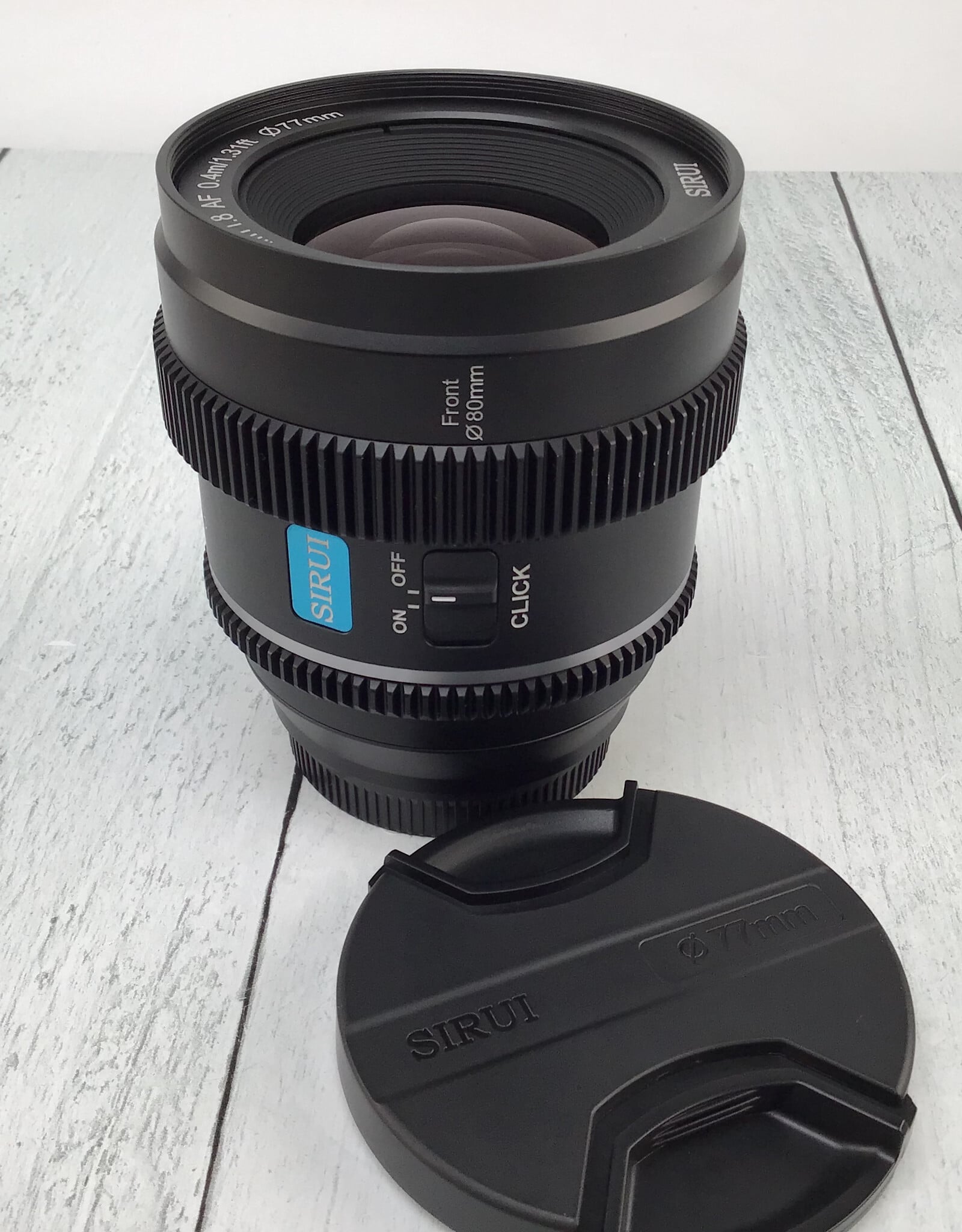 Sirui AF Prime Cine 20mm T1.8 1.33x Anamorphic Neutral Flare  E Mount Lens Used EX