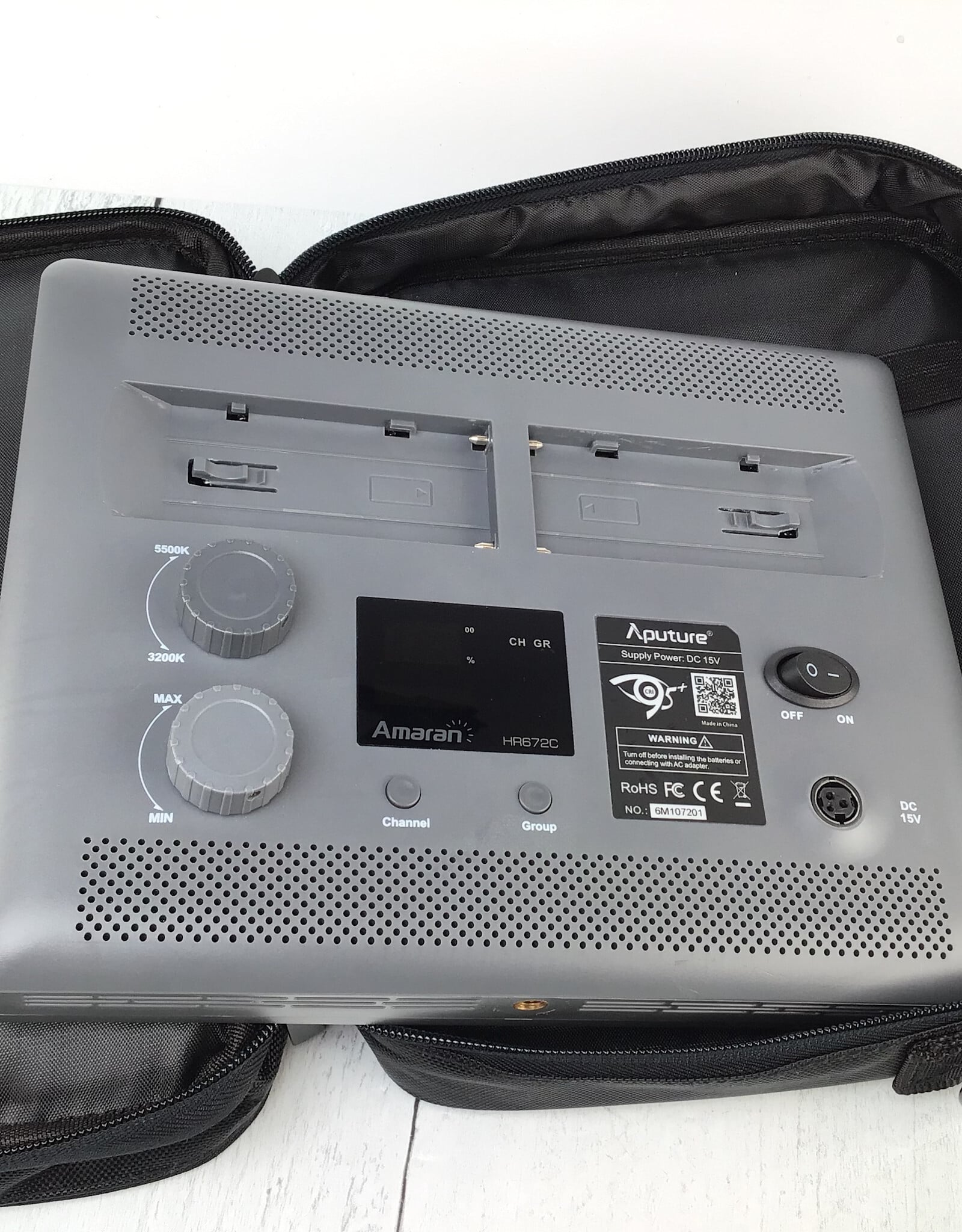 Aputure Aputure HR672C LED Light in Case Used Good