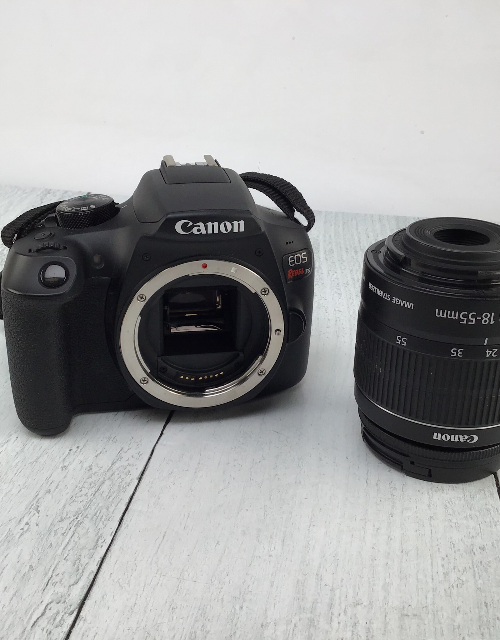 CANON Canon EOS Rebel T6 Camera w/ 18-55mm IS Used Good