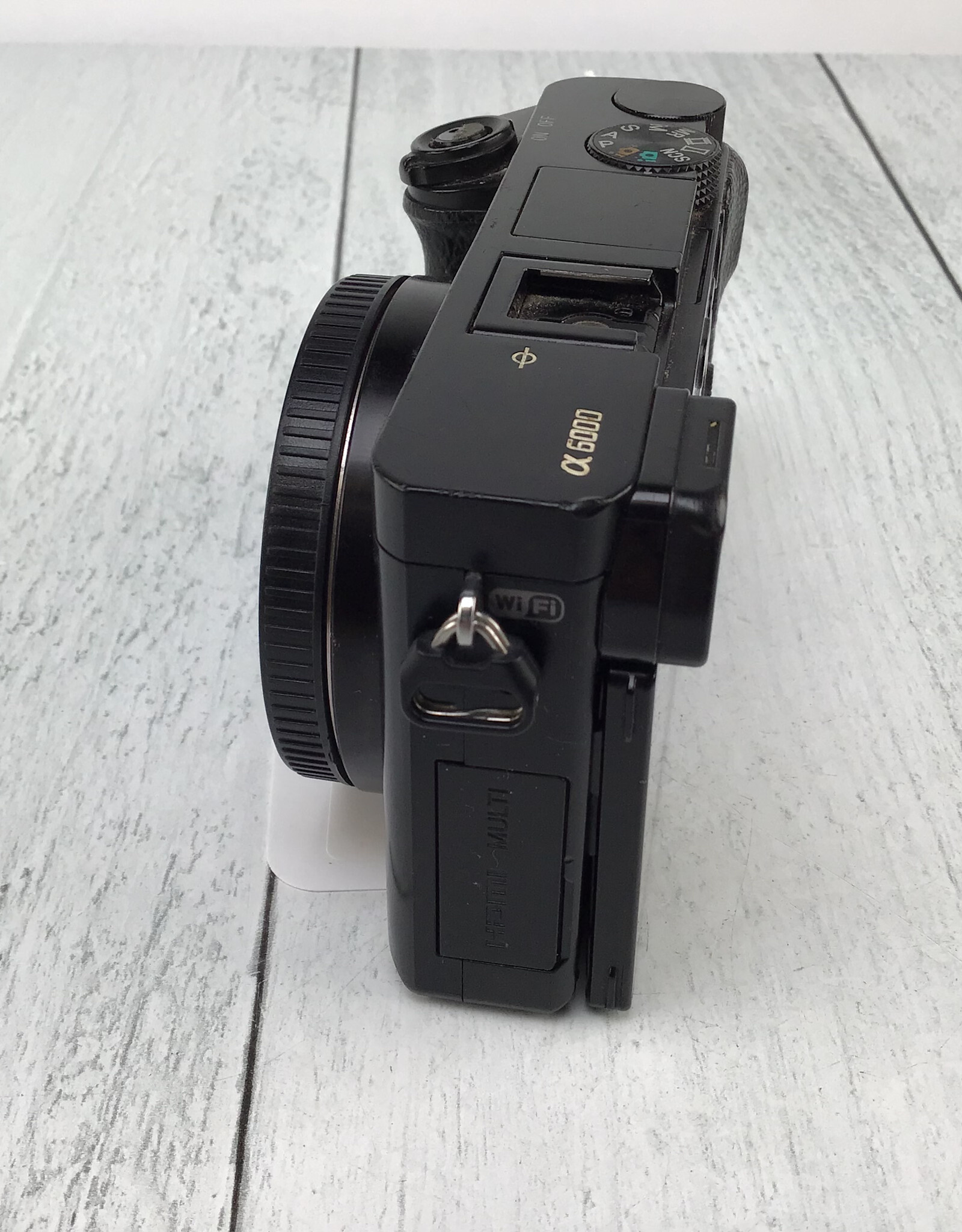 SONY Sony a6000 Camera Body Missing Battery Door Used UG