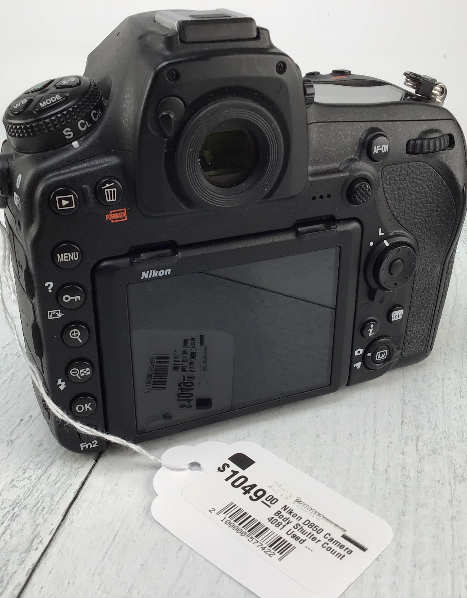 NIKON Nikon D850 Camera Body Shutter Count 4081 Used Good