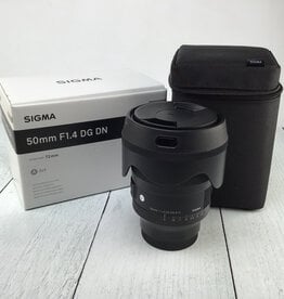 SIGMA Sigma Art 50mm f1.4 DG DN Lens for Sony in Box Used EX