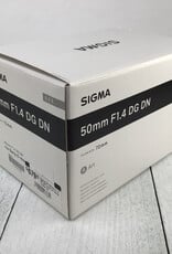SIGMA Sigma Art 50mm f1.4 DG DN Lens for Sony in Box Used EX