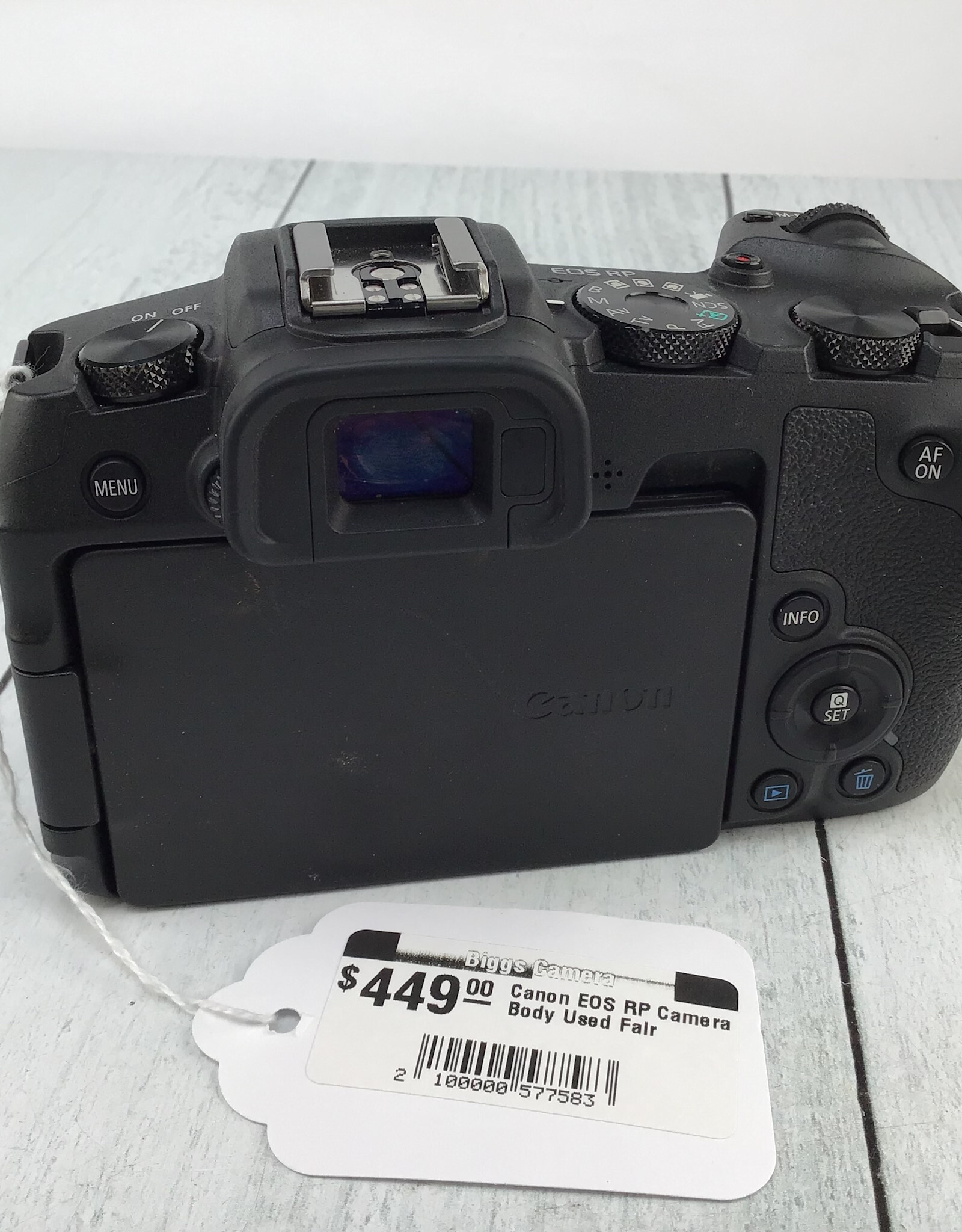 CANON Canon EOS RP Camera Body Used Fair
