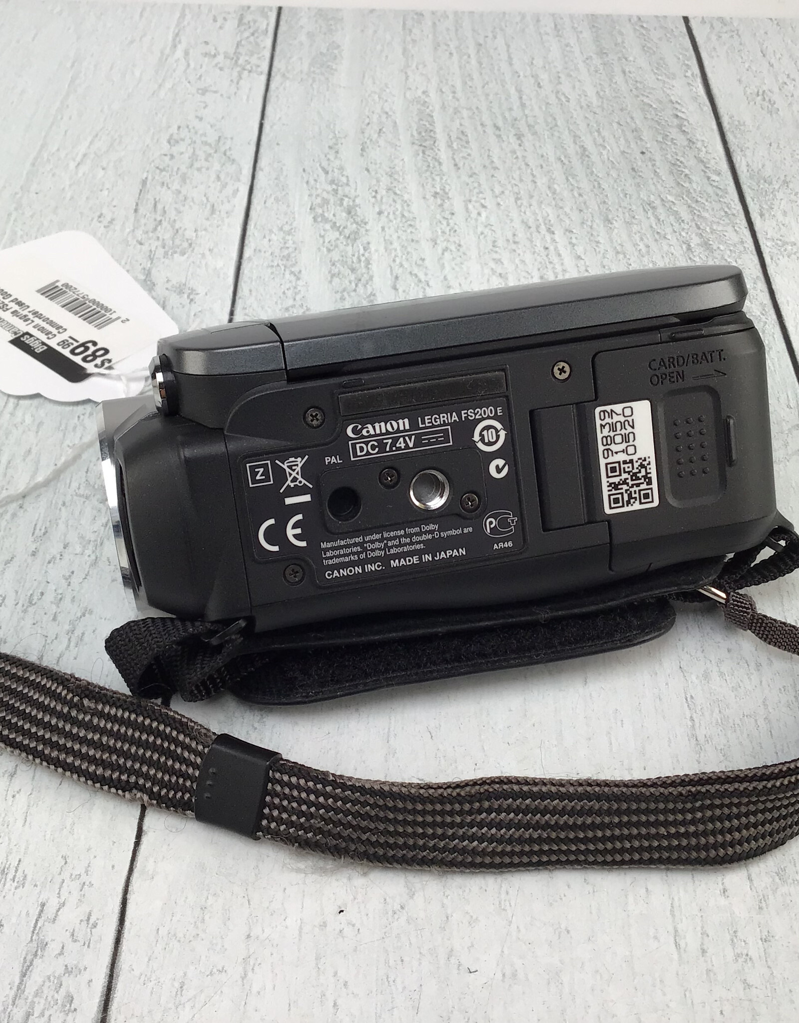 CANON Canon Legria FS200 Camcorder Used Good
