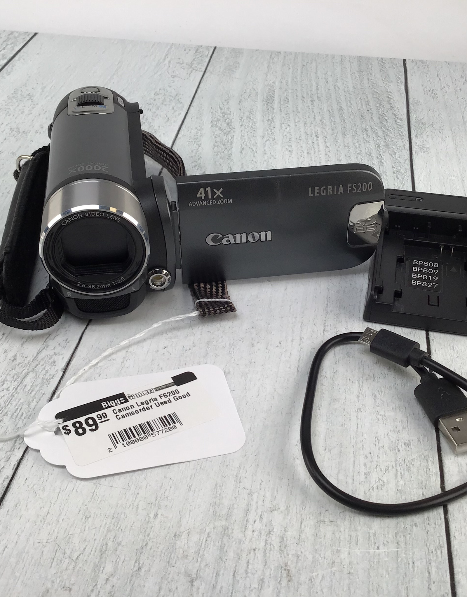 CANON Canon Legria FS200 Camcorder Used Good