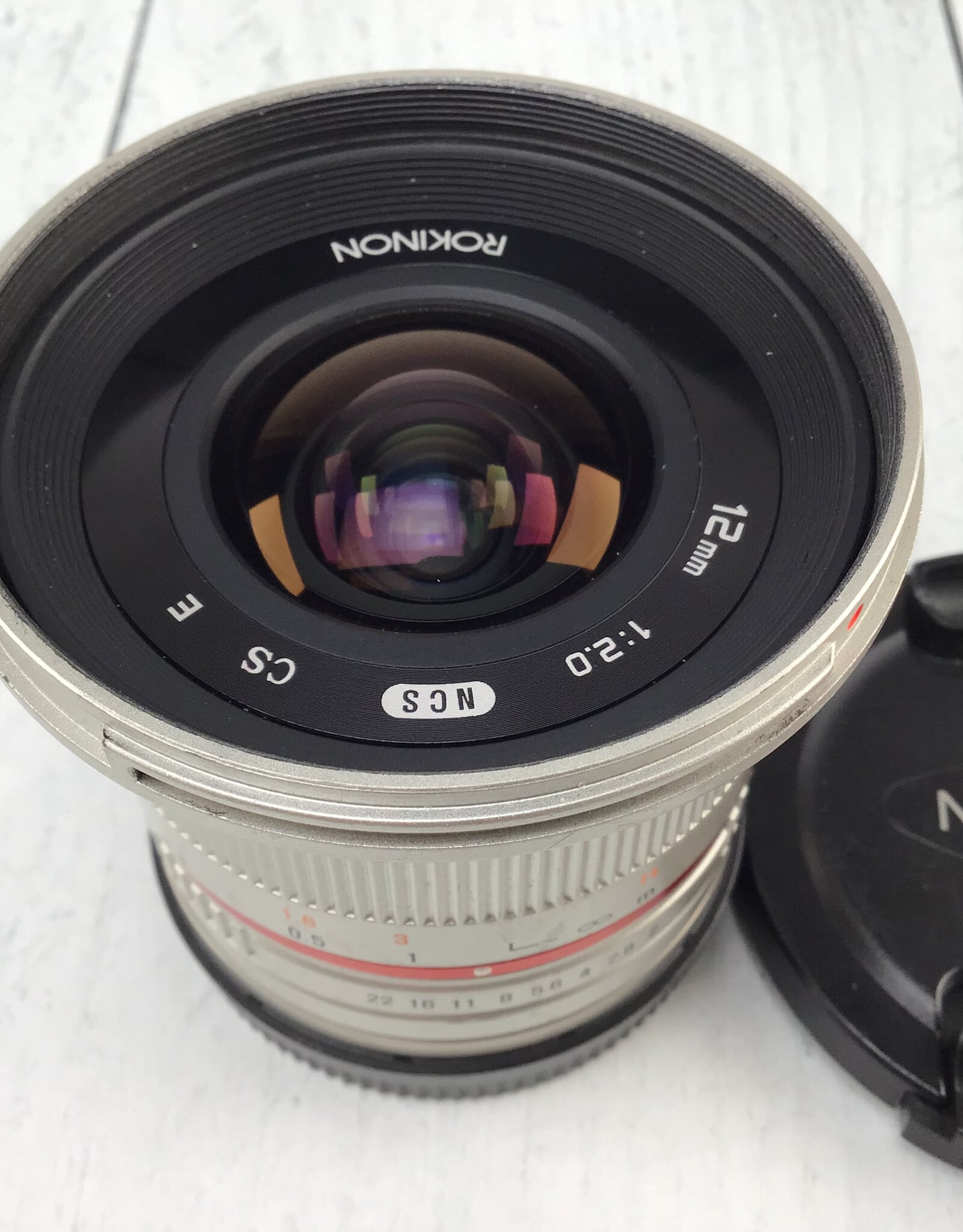 SONY Rokinon 12mm f2.0 NCS Lens for Sony E Used Good