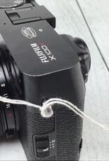FUJI Fuji X100V Camera Black w/ Nisi Jet Mag UV, Lens Hood, Thumb Rest Used Good
