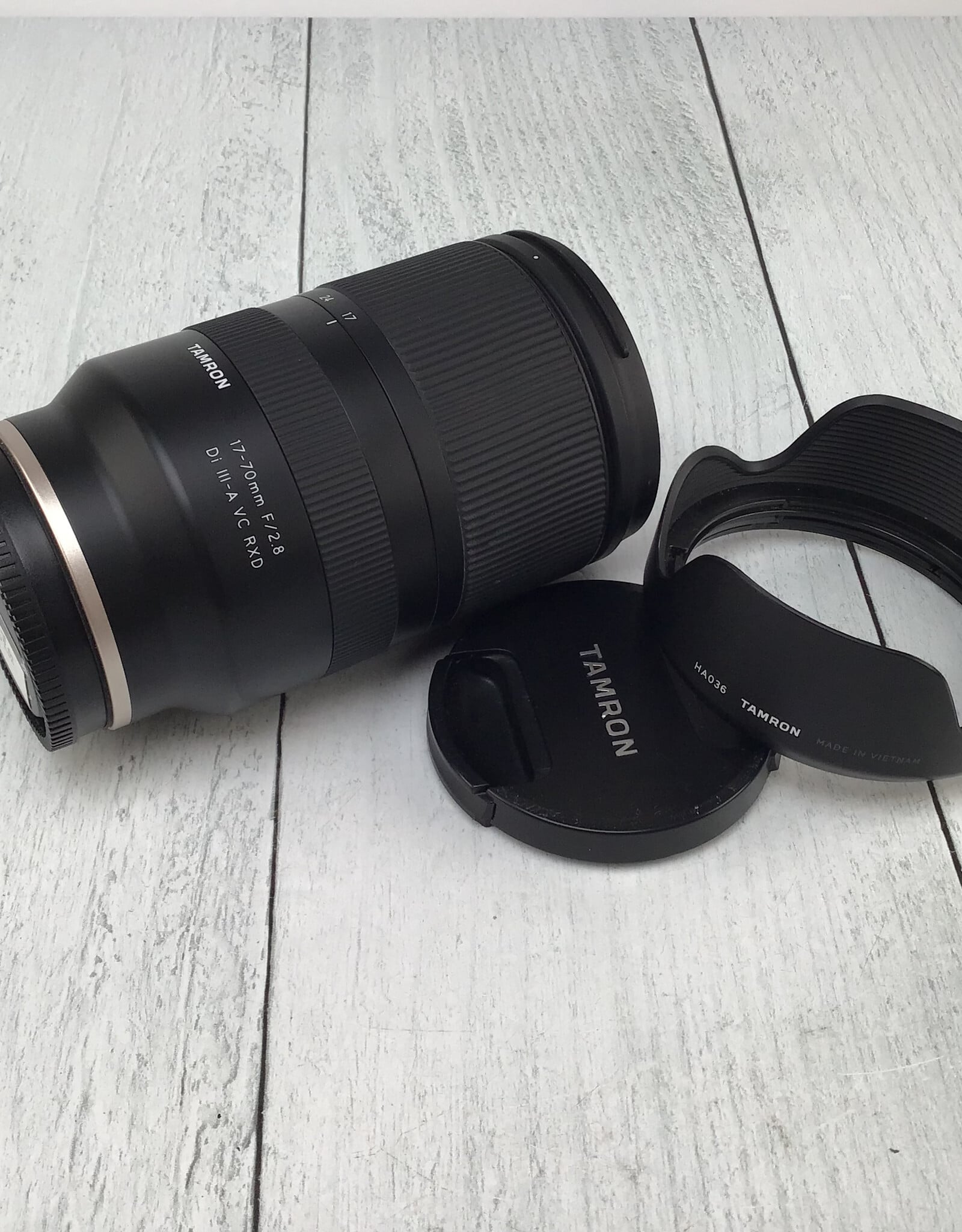 TAMRON Tamron E Mount  17-70mm f2.8 Di III-A VC RXD Lens Used Good