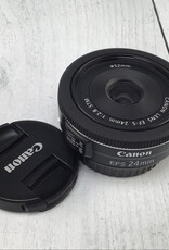 CANON Canon EF-S 24mm f2.8 STM Lens Used EX