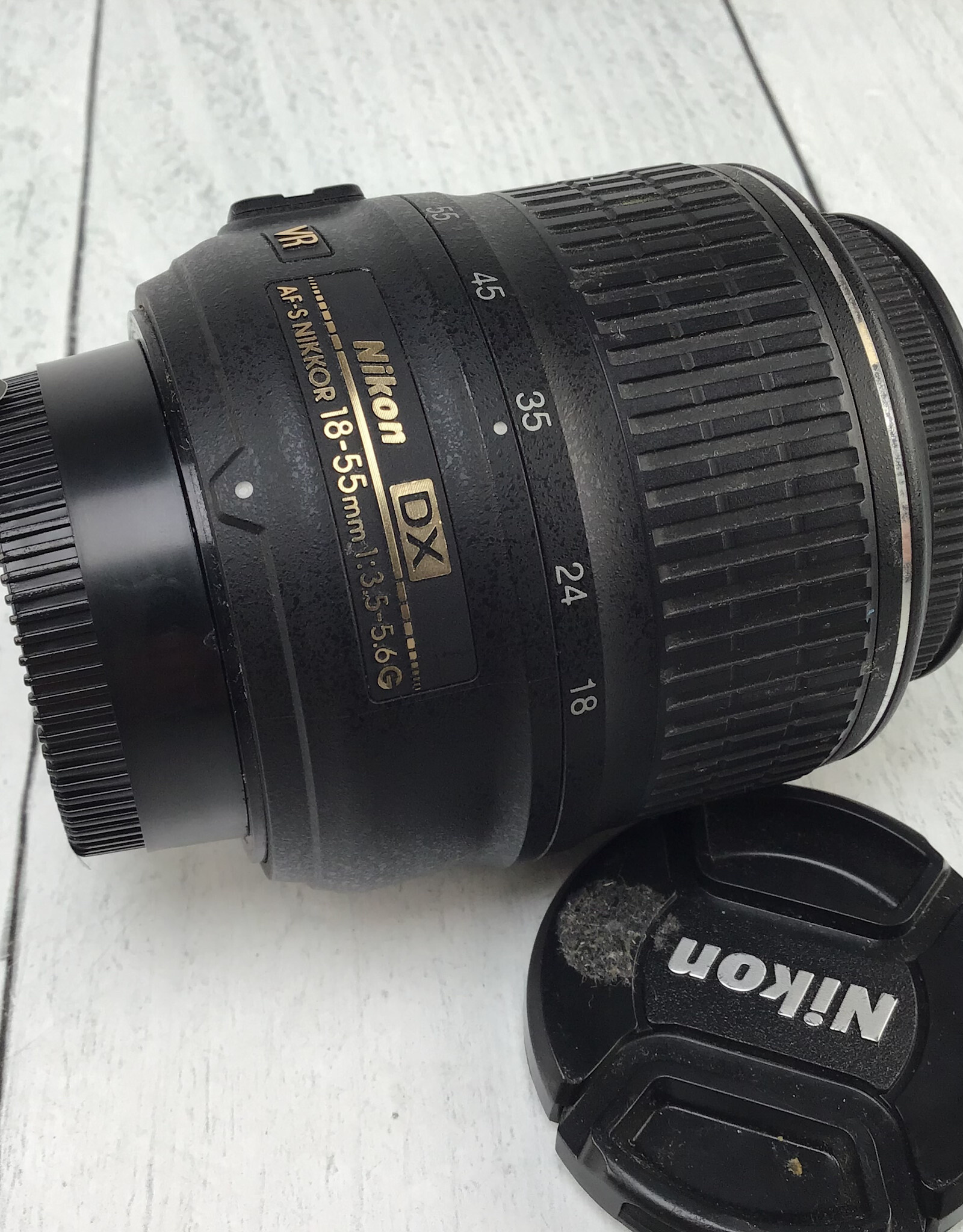 NIKON Nikon AF-S 18-55mm f3.5-5.6G VR Lens Used Good