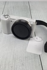 SONY Sony a5100 Camera Body White w/ Hand Strap Used Good