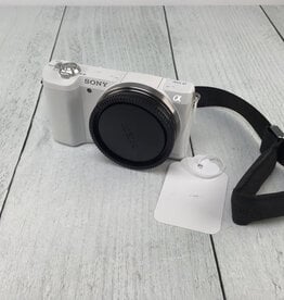SONY Sony a5100 Camera Body White w/ Hand Strap Used Good