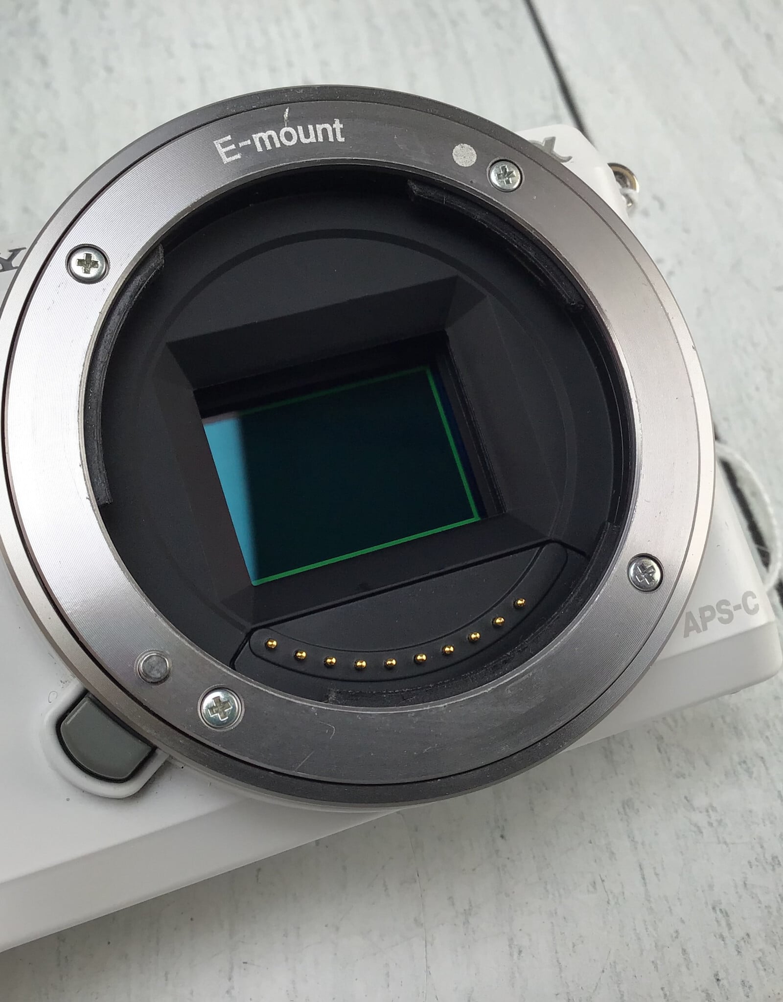 SONY Sony a5100 Camera Body White w/ Hand Strap Used Good