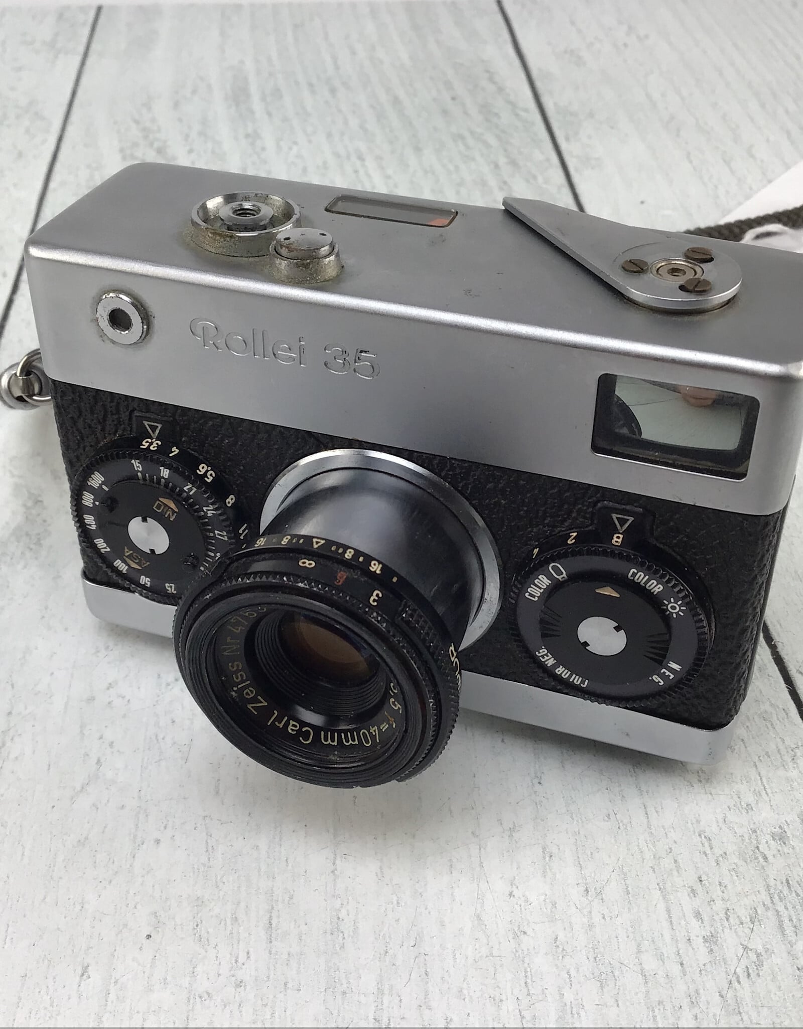 Rollei Rollei 35 Camera Germany Tessar 40mm No Meter Used BGN