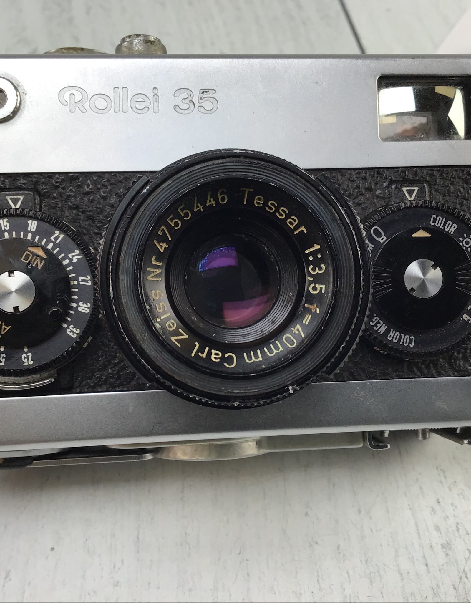 Rollei Rollei 35 Camera Germany Tessar 40mm No Meter Used BGN