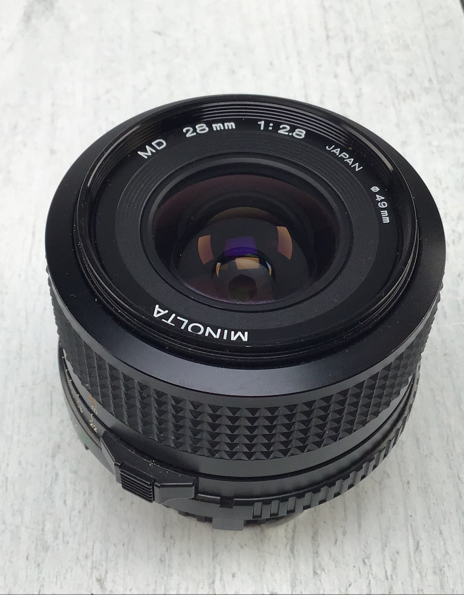 Minolta Minolta MD 28mm f2.8 Lens Used Good