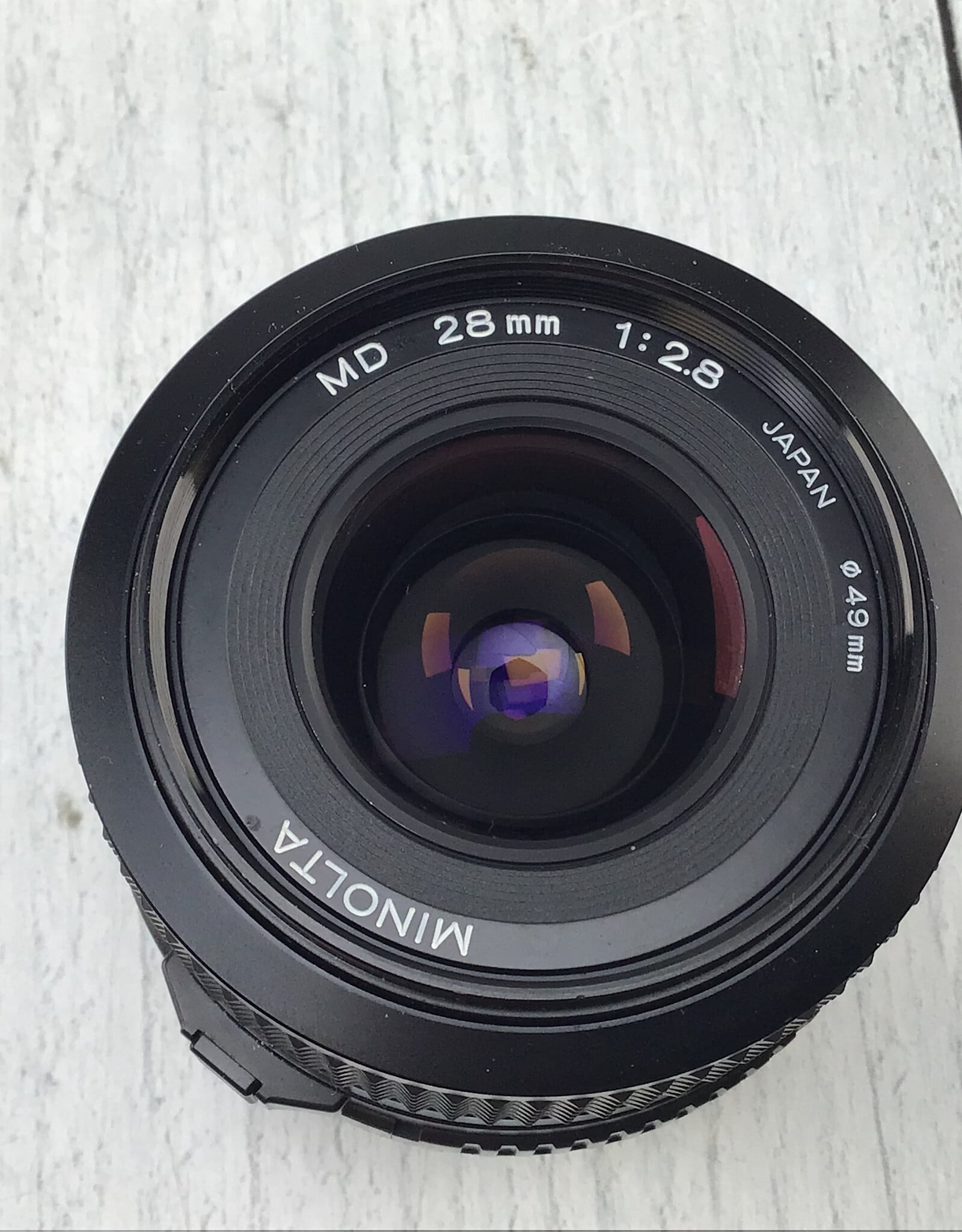 Minolta Minolta MD 28mm f2.8 Lens Used Good