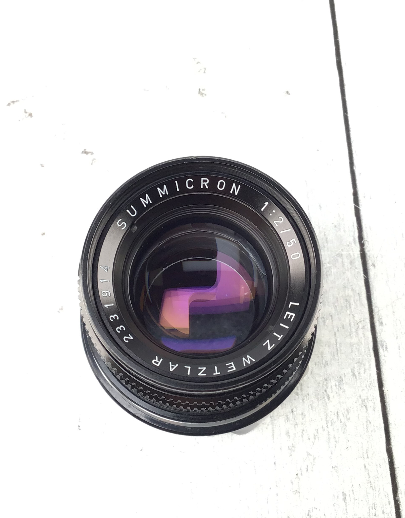 Leica Leica Summicron M 50mm f2 Lens Used Good