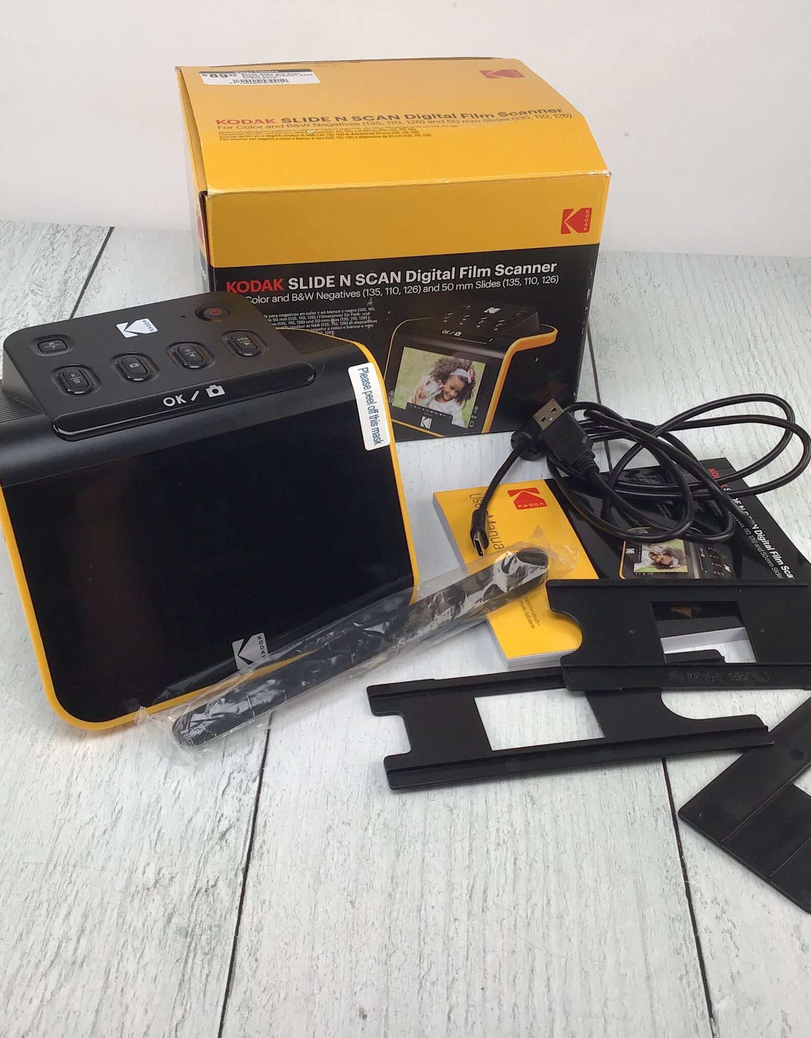Kodak Slide and Scan Digital Film Scanner Used In Box Good