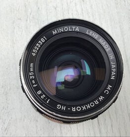 Minolta Minolta MC W.Rokkor HG 35mm f2.8 Lens Used Good