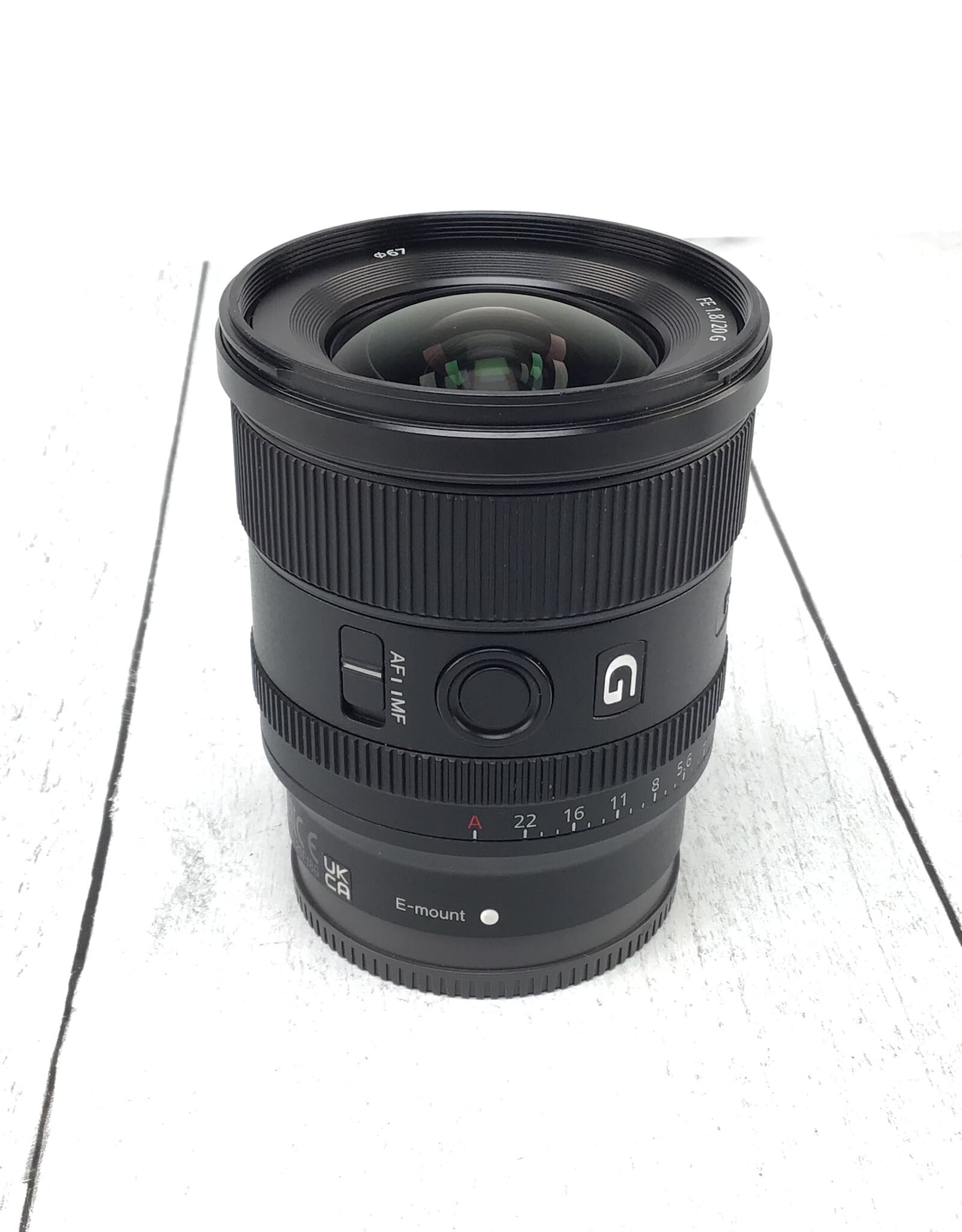 SONY Sony FE 20mm f1.8 G Lens Used Good