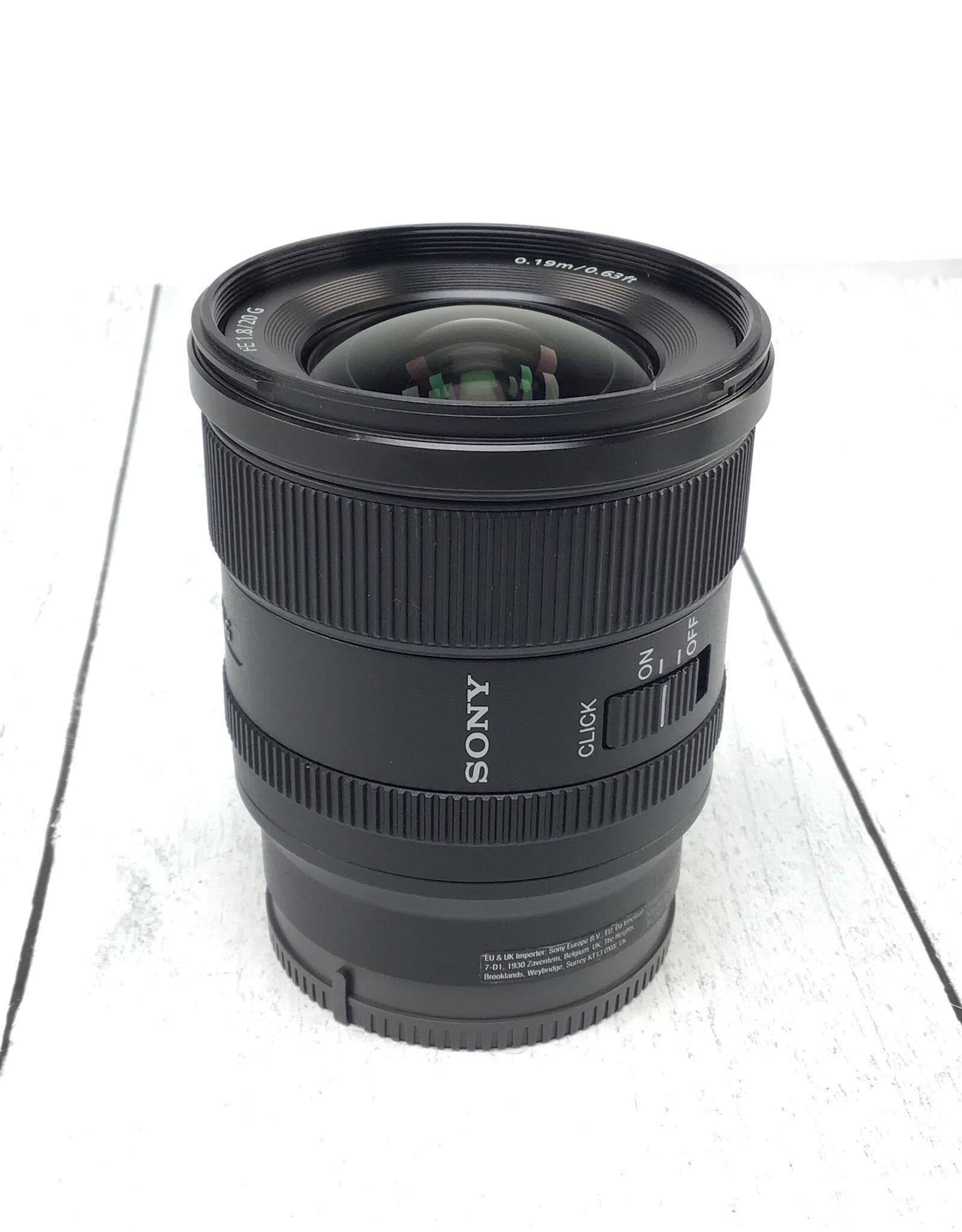 SONY Sony FE 20mm f1.8 G Lens Used Good