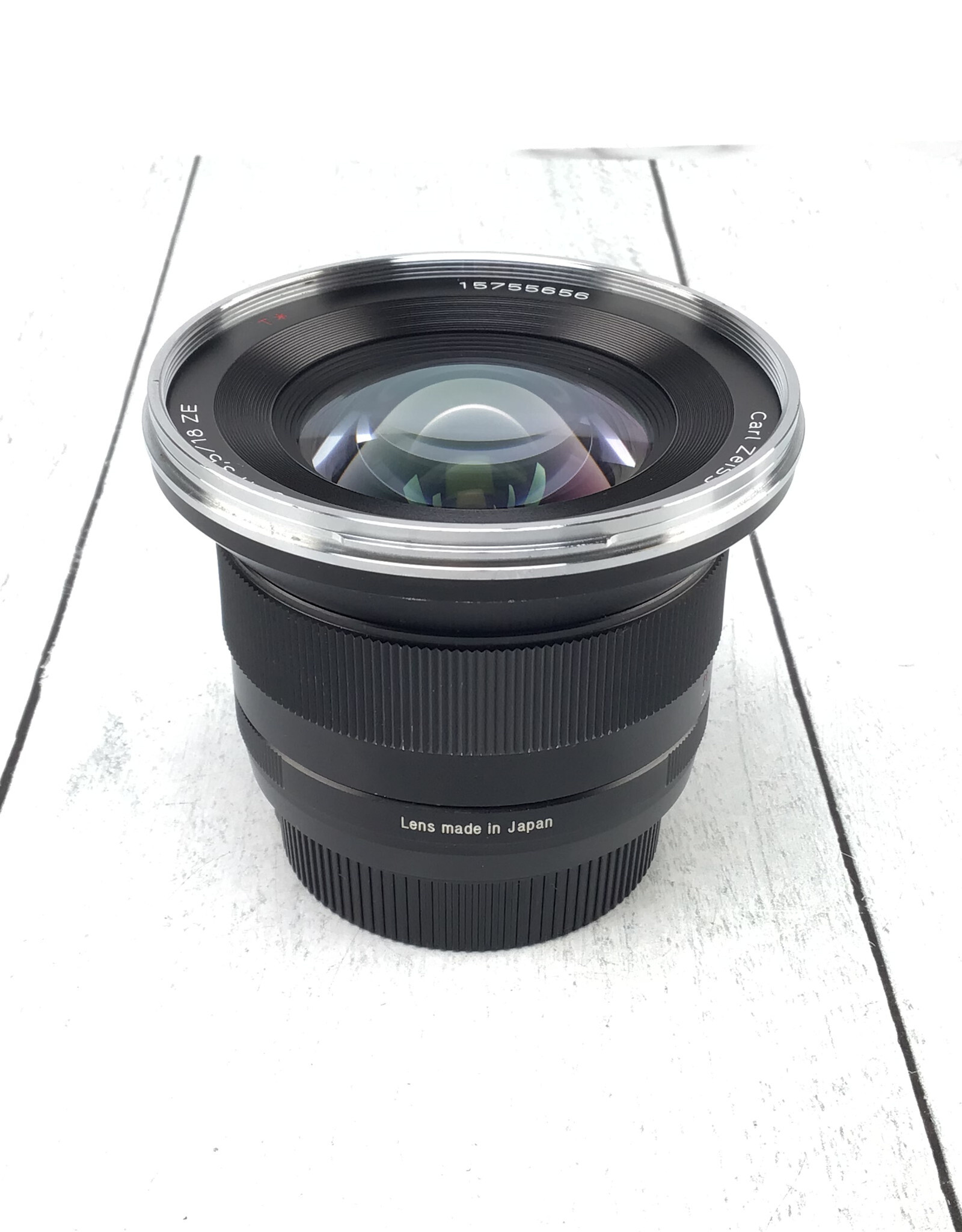 ZEISS Zeiss Distagon 18mm f3.5 ZE EF Mount Lens Used Good