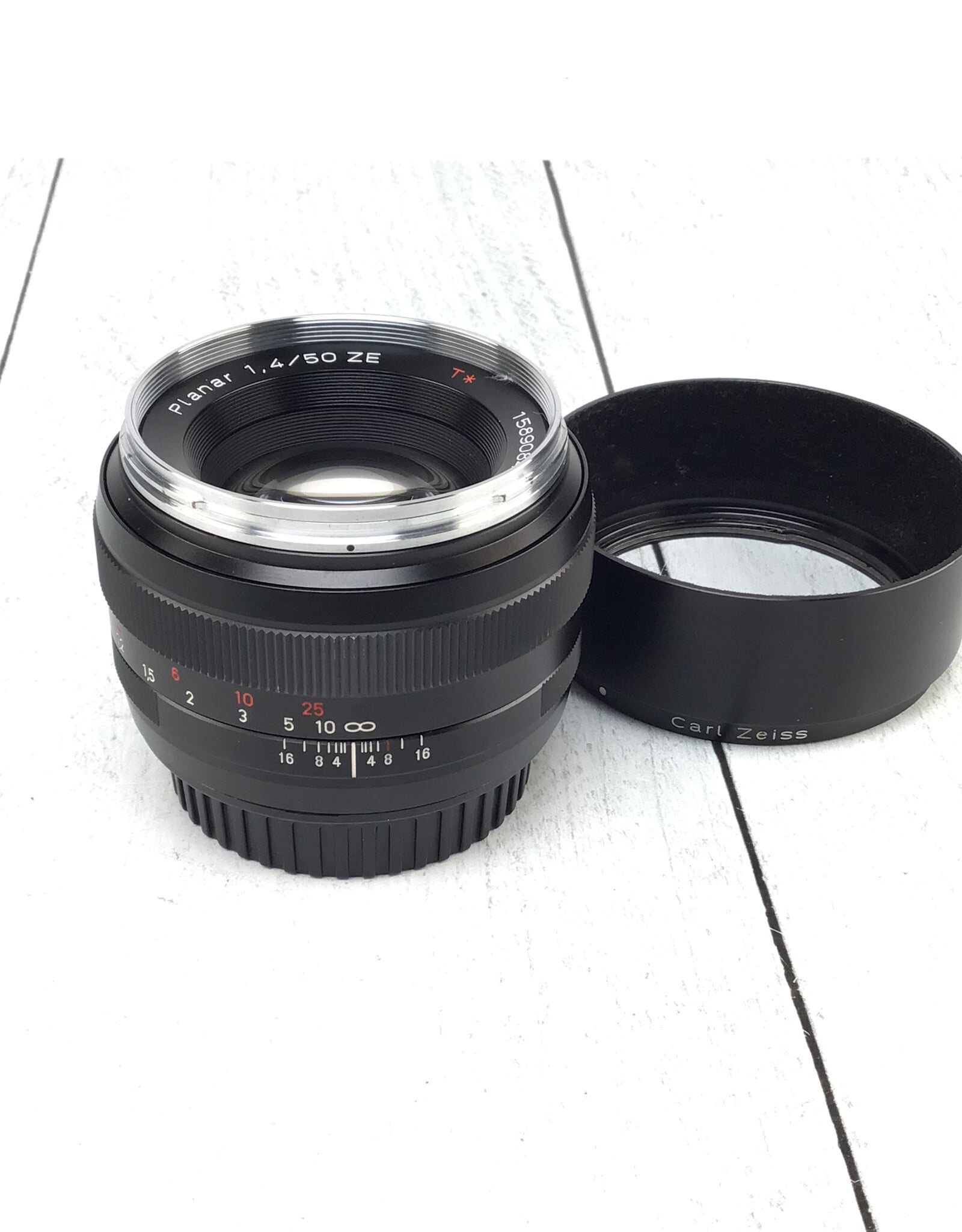 ZEISS Zeiss 50mm f1.4 ZE EF Mount Lens Used Good