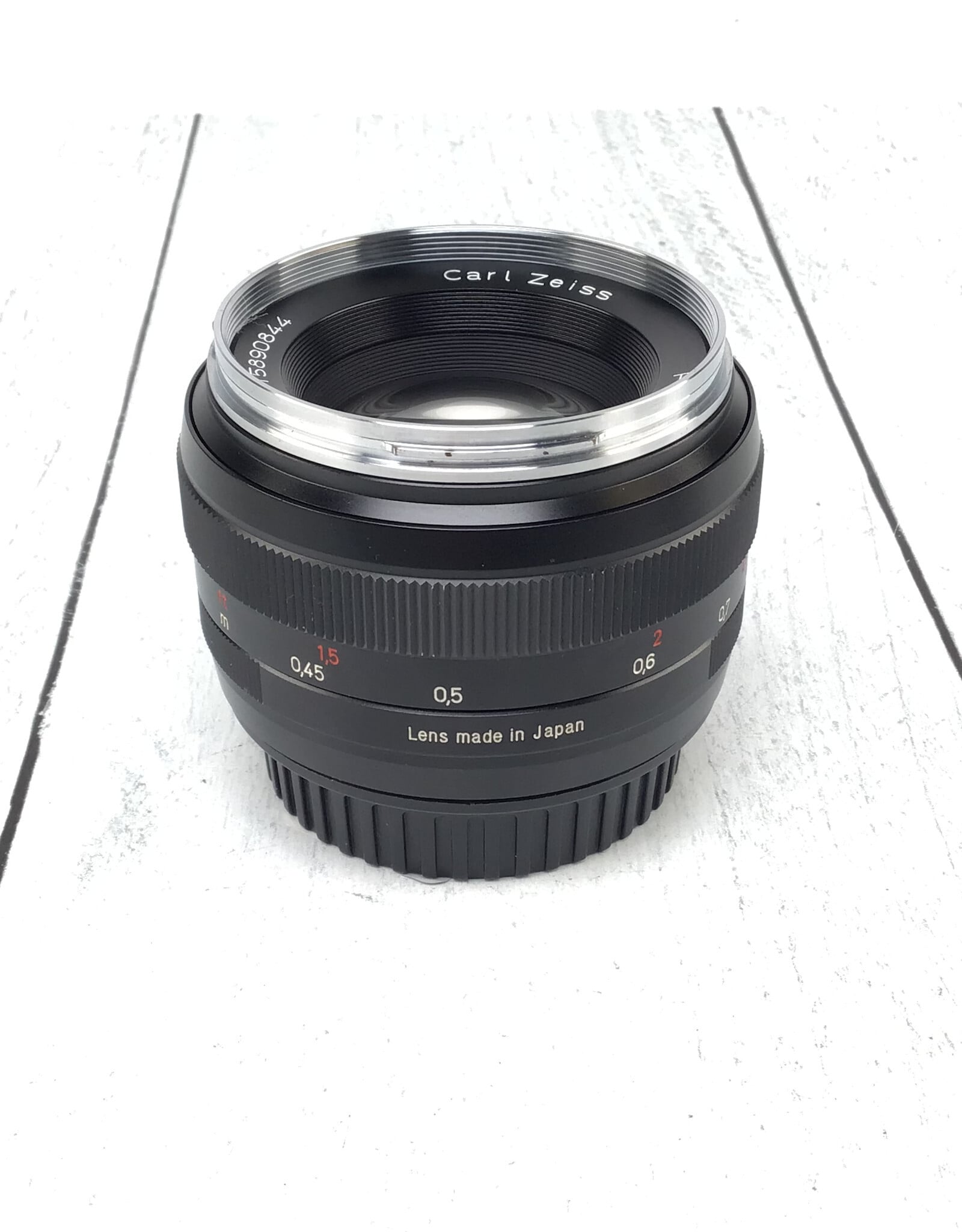 ZEISS Zeiss 50mm f1.4 ZE EF Mount Lens Used Good