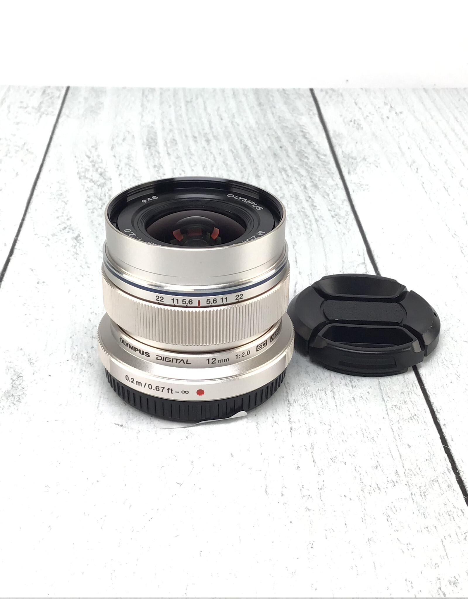 OLYMPUS Olympus M. Zuiko 12mm f2 Lens Used Good