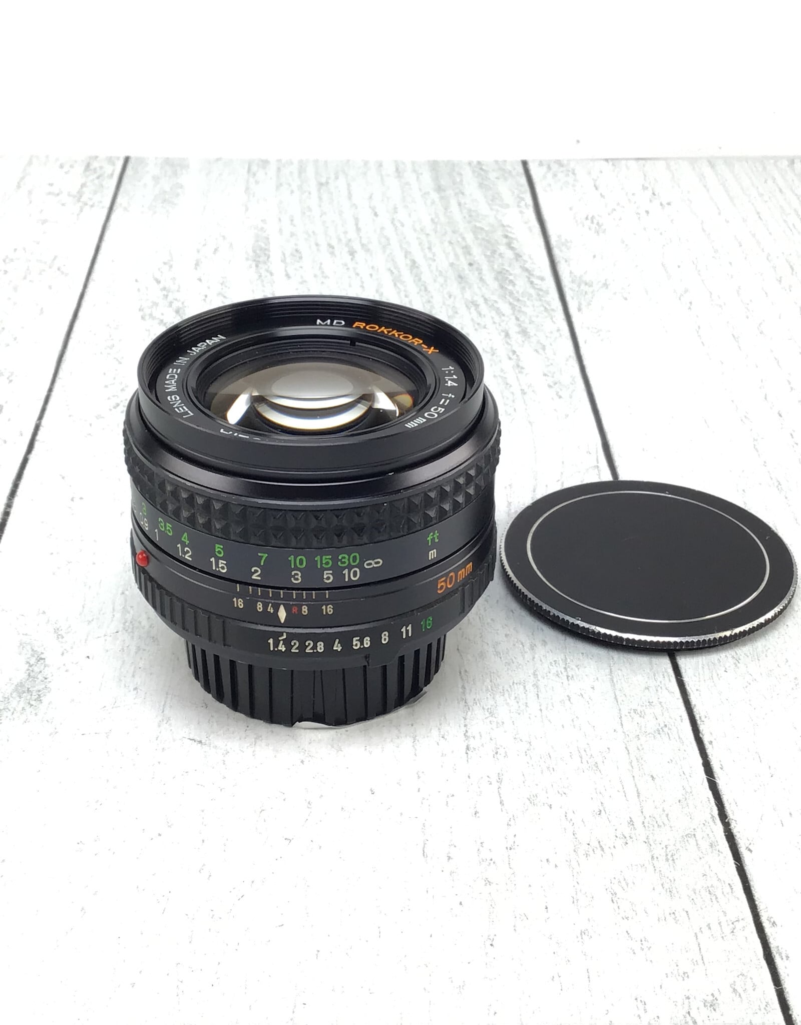 Minolta Minolta MD Rokkor-X 50mm f1.4 Lens Used Good