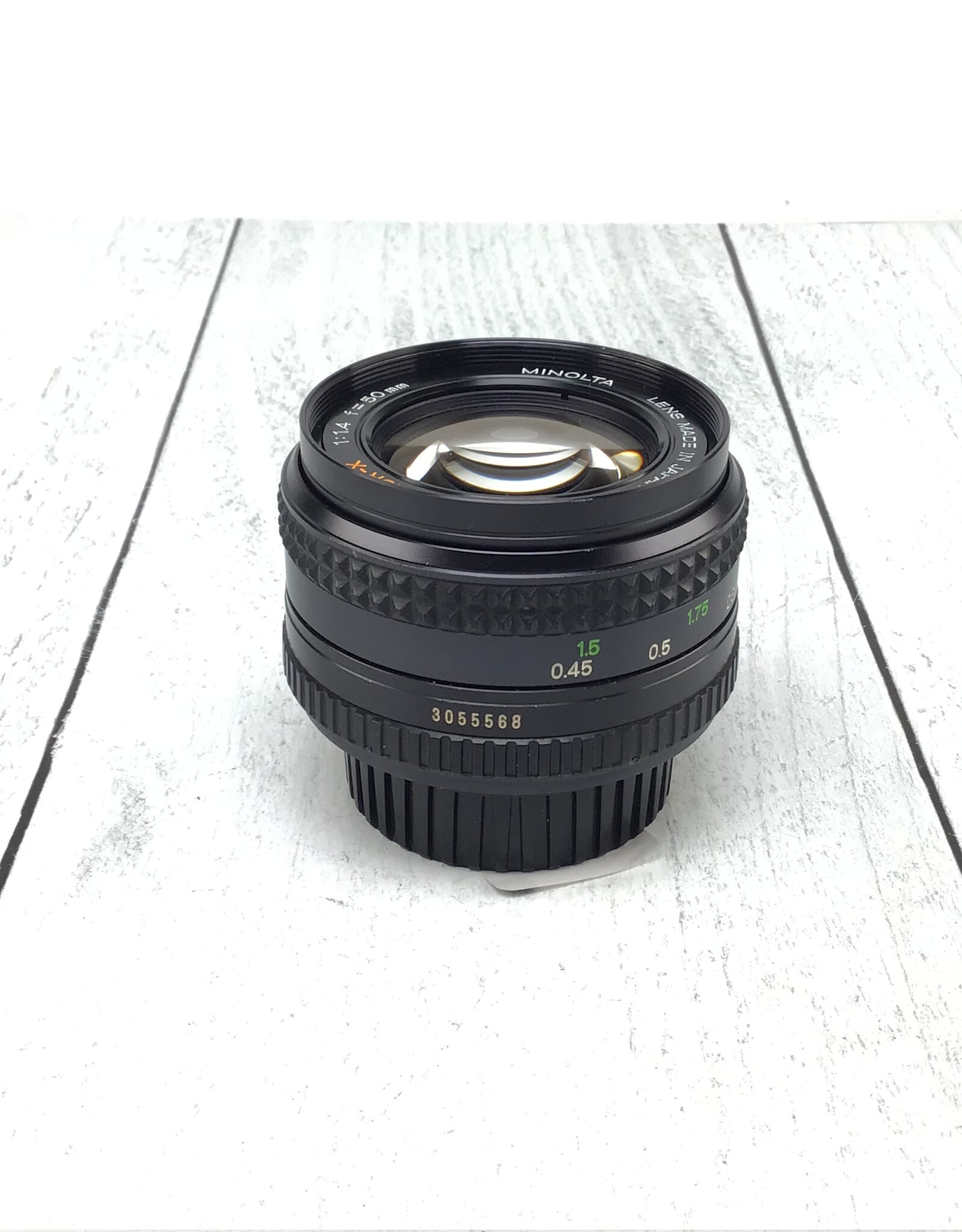 Minolta Minolta MD Rokkor-X 50mm f1.4 Lens Used Good