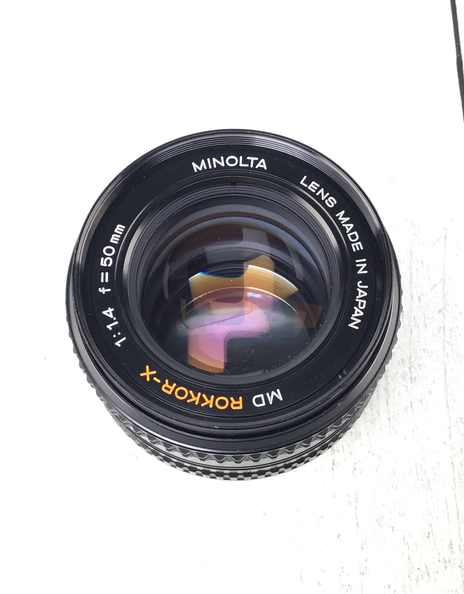 Minolta Minolta MD Rokkor-X 50mm f1.4 Lens Used Good